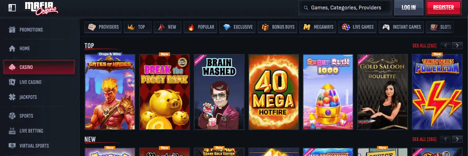 Mafia Casino jeux